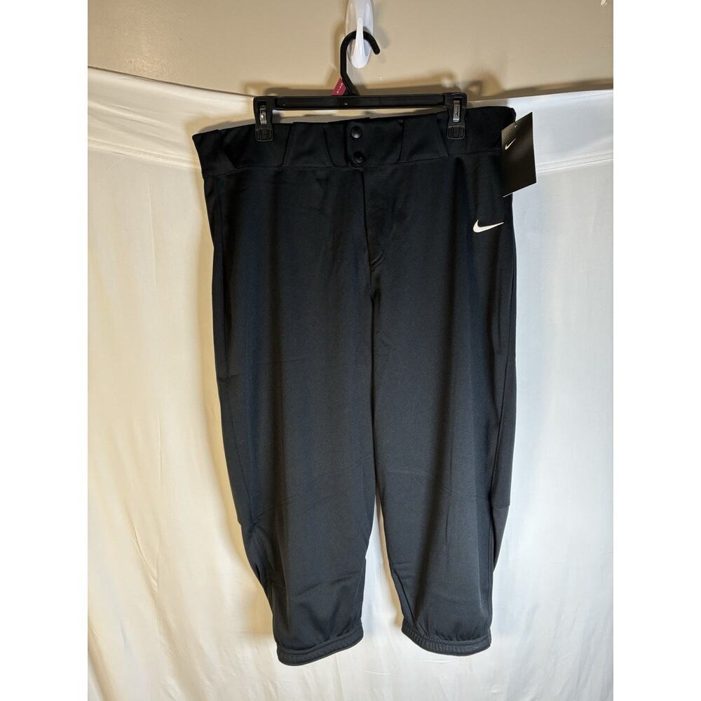NIKE MENS VAPOR SELECT BASEBALL PANTS BLACK SIZE XL NWT $40 BQ6345-010
